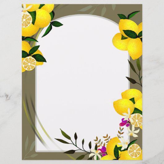 Lemon Stationery Paper (Vorderseite)