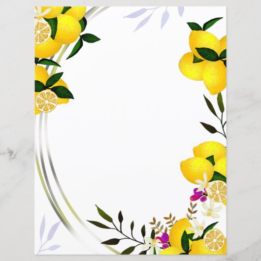 Lemon Stationery Paper (Vorderseite)