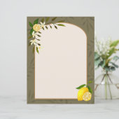 Lemon Stationery Paper (Stehend Vorderseite)