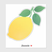 Lemon Sticker (Blatt)