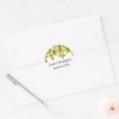Lemon Stickers für Hochzeiten (Umschlag)