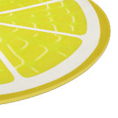 Lemon Stilisierte Fruchtscheibe Schneidebrett (Ecke)