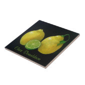 Lemon Still Life Fliese (Seite)