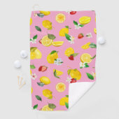 Lemon & Strawberry 1 Golfhandtuch (Insitu)