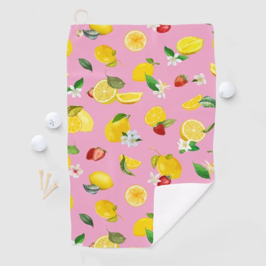 Lemon & Strawberry 1 Golfhandtuch (Insitu)