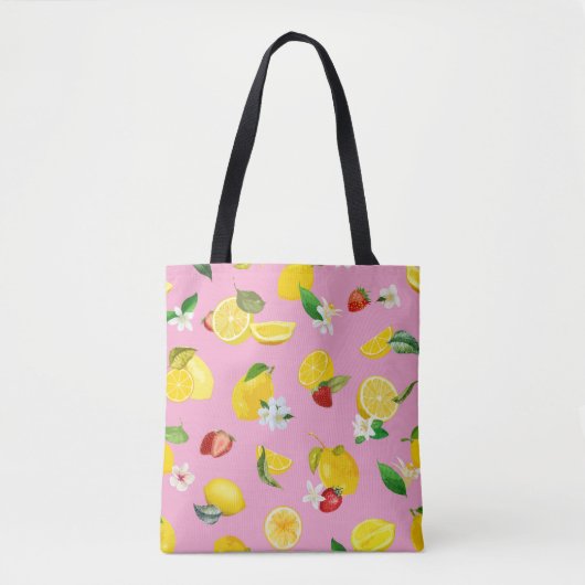 Lemon & Strawberry 1 Tasche (Vorderseite)