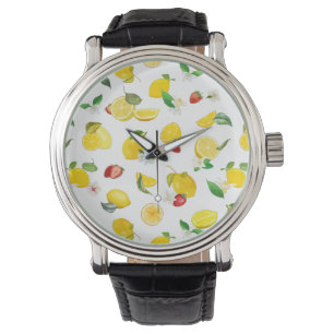 Lemon & Strawberry 2 Armbanduhr