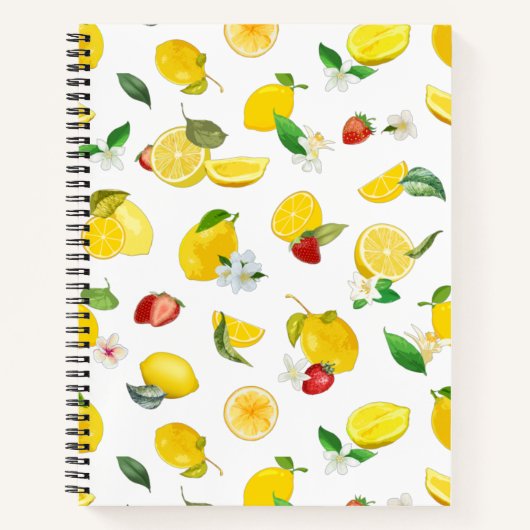 Lemon & Strawberry 2 Notizblock (Vorderseite)