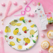 Lemon & Strawberry 2 Pappteller (Party)