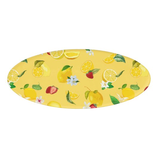 Lemon & Strawberry 3 Namenschild (Vorderseite)