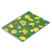Lemon & Strawberry 4 Notizblock (Linke Seite)