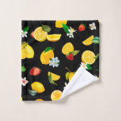 Lemon & Strawberry 5 Badhandtuch Set (Waschlappen)
