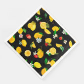 Lemon & Strawberry 5 Serviette (Ecke)
