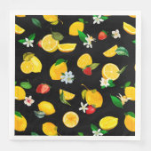Lemon & Strawberry 5 Serviette (Vorderseite)