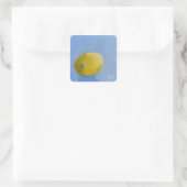 Lemon-Studie Quadratischer Aufkleber (Tasche)
