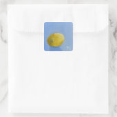 Lemon-Studie Quadratischer Aufkleber (Tasche)