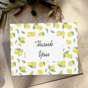 Lemon Summer Danke-Card Dankeskarte