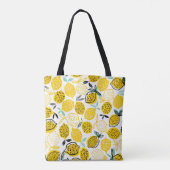 Lemon Summer Design Vintag Illustration Tasche (Rückseite)