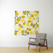 Lemon Summer Design Vintag Illustration Wandteppich (Beispiel (Horizontal))