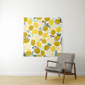 Lemon Summer Design Vintag Illustration Wandteppich (Beispiel)