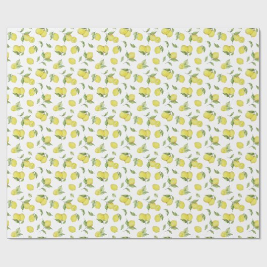 Lemon Summer Geschenkpapier (Flach)
