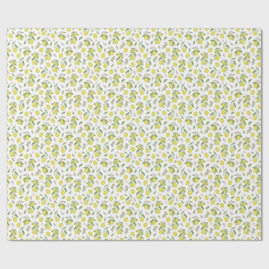 Lemon Summer Geschenkpapier (Flach)