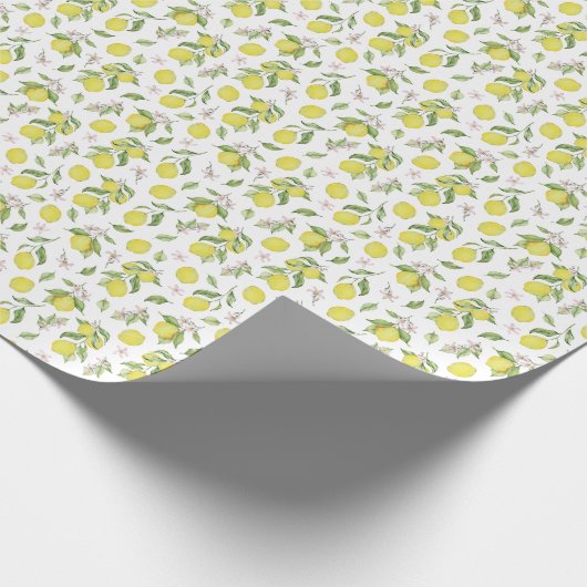 Lemon Summer Geschenkpapier (Ecke)