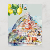 Lemon Summer Italian Brautparty Rezept Card (Rückseite)