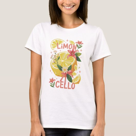 Lemon Summer Limoncello - Fresh & Fun Design for S T-Shirt (Vorderseite)