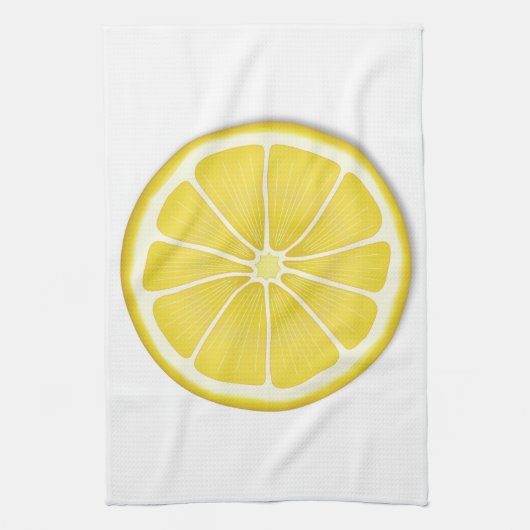 Lemon Summer Splash Geschirrtuch (Vertikal)