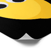 Lemon, sweet fruit with googly eyes     poster (Ecke)