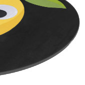 Lemon, sweet fruit with googly eyes schneidebrett (Ecke)