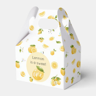 Lemon Sweet One 1. Geburtstag Geschenkschachtel