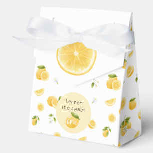 Lemon Sweet One 1. Geburtstag Geschenkschachtel