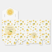 Lemon Sweet One 1. Geburtstag Geschenkschachtel (Ungefaltet)