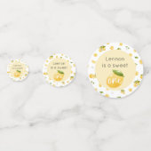 Lemon Sweet One 1. Geburtstag Konfetti (Vorderseiten)