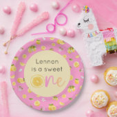 Lemon Sweet One Birthday Party Pappteller (Party)