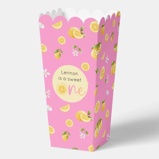Lemon Sweet One Geburtstag Geschenkschachtel (Vorderseite)