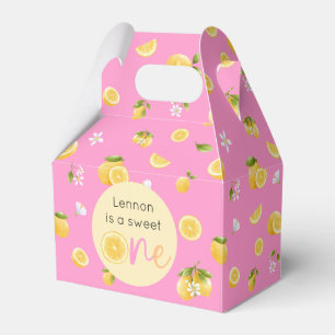 Lemon Sweet One Geburtstag Geschenkschachtel