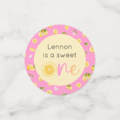 Lemon Sweet One Geburtstag Konfetti (Klein Vorderseite)