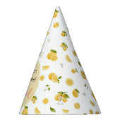 Lemon Sweet One Geburtstag Partyhütchen (Rechts)