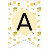 Lemon Sweet One Geburtstag Wimpelkette (Dritte Fahne)