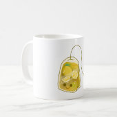 Lemon Tea Bag Kaffeetasse (Vorderseite Links)