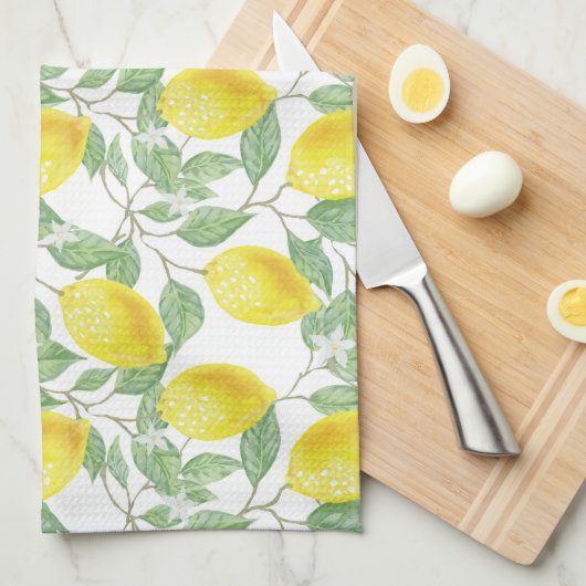 Lemon Tea Handtuch (Viertel Falte)