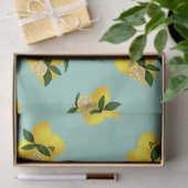 Lemon Teal Seidenpapier (Geschenk)