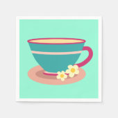 Lemon Tee für Teeliebhaber Serviette (Vorderseite)