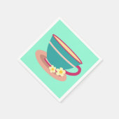 Lemon Tee für Teeliebhaber Serviette (Ecke)