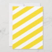 Lemon Thema Sommer Brautparty Einladung (Rückseite)