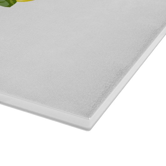 Lemon thematisch personalisiert schneidebrett (Ecke)