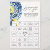 Lemon Theme Brautparty Bingo Flyer (Vorne)